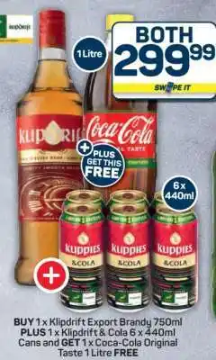 Pick n Pay Hypermarket Klipdrift & Coca-Cola Combo offer