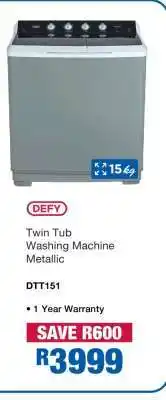 OK Furniture Defy Twin Tub Washing Machine offer