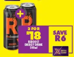 Shoprite REBOOST ENERGY DRINK 500ml offer