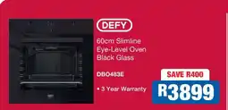 OK Furniture DEFY 60cm Slimline Eye-Level Oven offer