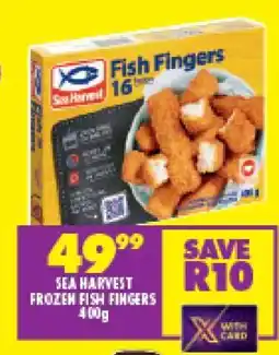 Shoprite SEA HARVEST FROZEN FISH FINGERS 400g offer