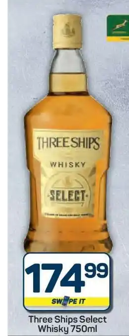 Pick n Pay Hypermarket Three Ships Select Whisky 750ml offer