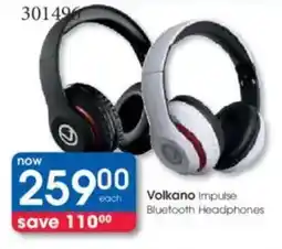 Clicks Volkano Impulse Bluetooth Headphones offer