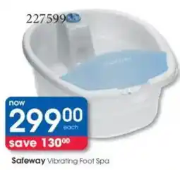 Clicks Safeway Vibrating Foot Spa offer