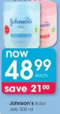 Clicks Johnson's Baby Jelly offer