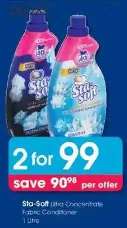 Clicks Sta-Soft Ultra Concentrate Fabric Conditioner offer