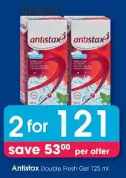 Clicks Antistax Double Fresh Gel offer