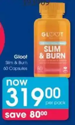 Clicks Gloot Slim & Burn offer