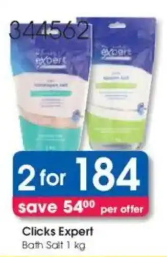 Clicks Clicks Expert Bath Salt offer