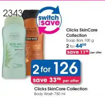 Clicks Clicks SkinCare Collection Body Wash offer