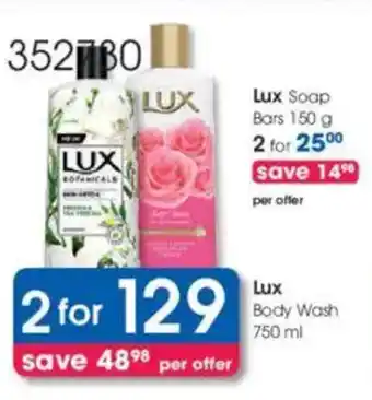 Clicks Lux Body Wash offer