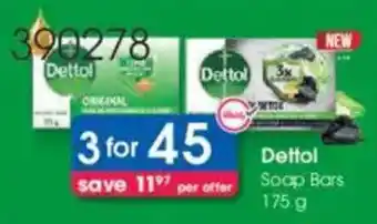 Clicks Dettol Soap Bars offer
