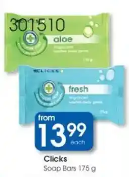 Clicks Clicks Soap Bars offer