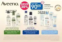 Clicks Aveeno Hand & Body Products offer