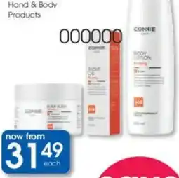 Clicks Connie Hand & Body Products offer