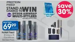Clicks Protein Feed Shampoo & Conditioner Banded Pack offer