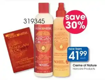 Clicks Creme of Nature Haircare Products offer