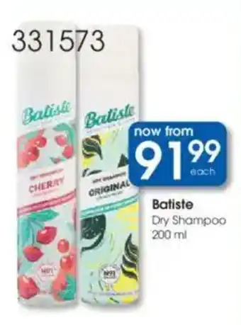 Clicks Batiste Dry Shampoo offer
