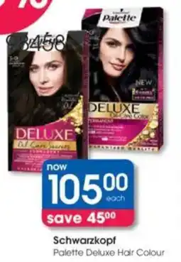 Clicks Schwarzkopf Palette Deluxe Hair Colour offer