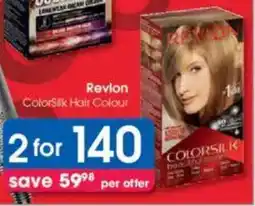 Clicks Revlon ColorSilk Hair Colour offer