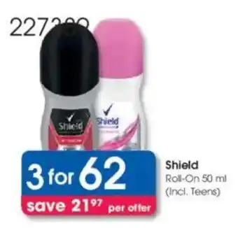 Clicks Shield Roll-On offer