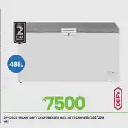 Fair Price Defy 481Ltr Nett WHT Deep Freezer/Fridge DMF456/382/294 20-040 offer