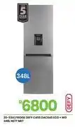 Fair Price Defy 348Ltr Nett Met Fridge Eco + WD C455 DAC645 20-534 offer