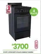 Fair Price Defy 4 Plate Compact Stove DSS554 21-017 offer