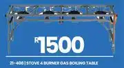 Fair Price 4 Burner Gas Boiling Table Stove 21-408 offer
