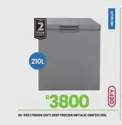 Fair Price Defy 210Ltr Metallic Deep Freezer/Fridge DMF513 20-593 offer