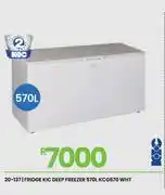 Fair Price KIC 570Ltr WHT Deep Freezer/Fridge KCG570 20-137 offer