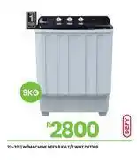 Fair Price Defy 9Kg T/T WHT Washing Machine DTT169 22-321 offer