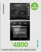 Fair Price Hisense Oven & Hob Set HB060201 & H60STEB 21-596/597 offer