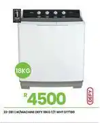 Fair Price Defy 18Kg T/T WHT Washing Machine DTT180 22-281 offer