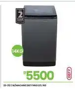 Fair Price Defy 14Kg Washing Machine DTL160 22-312 offer