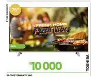 Fair Price Toshiba 75 UHD Television 23-790 offer