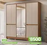 Fair Price Alasca 6 DR Wardrobe 1-286 offer