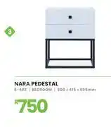 Fair Price Nara Pedestal Bedroom 500 x 415 x 605mm 8-493 offer