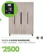 Fair Price Bursa 4 Door Wardrobe Bedroom 1404 x 460 x 1905mm 1-259 offer