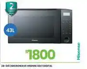 Fair Price Hisense 43L Digital Microwave Oven 24-241 offer