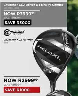 The Pro Shop Cleveland Launcher XL2 Driver & Fairway Combo offer