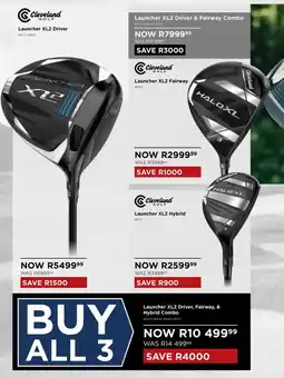 The Pro Shop Launcher XL2 Driver, Fairway, & Hybrid Combo offer