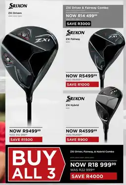 The Pro Shop SRIXON ZXi Driver, Fairway, & Hybrid Combo offer
