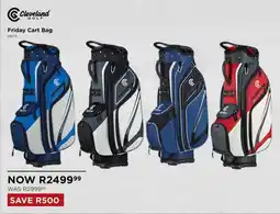 The Pro Shop Cleveland Friday Cart Bag offer