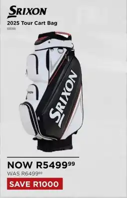 The Pro Shop SRIXON 2025 Tour Cart Bag offer