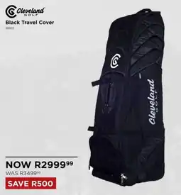 The Pro Shop Cleveland Black Travel Cover offer