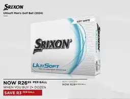 The Pro Shop SRIXON Ultisoft Men's Golf Ball 2024 offer