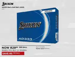 The Pro Shop SRIXON AD333 Men's Golf Ball 2024 offer