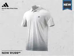 The Pro Shop Adidas Go-to Rise Print Polo offer