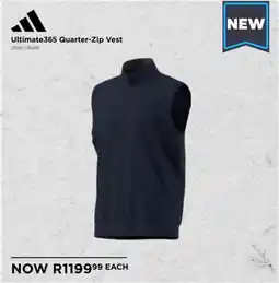The Pro Shop Adidas Ultimate365 Quarter-Zip Vest offer